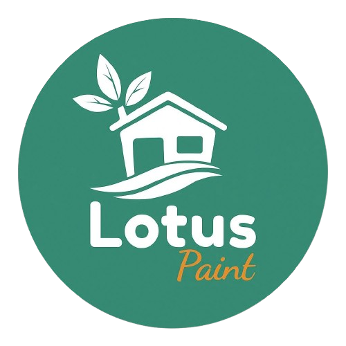 Logo dự án sơn Lotus Paint trang chủ