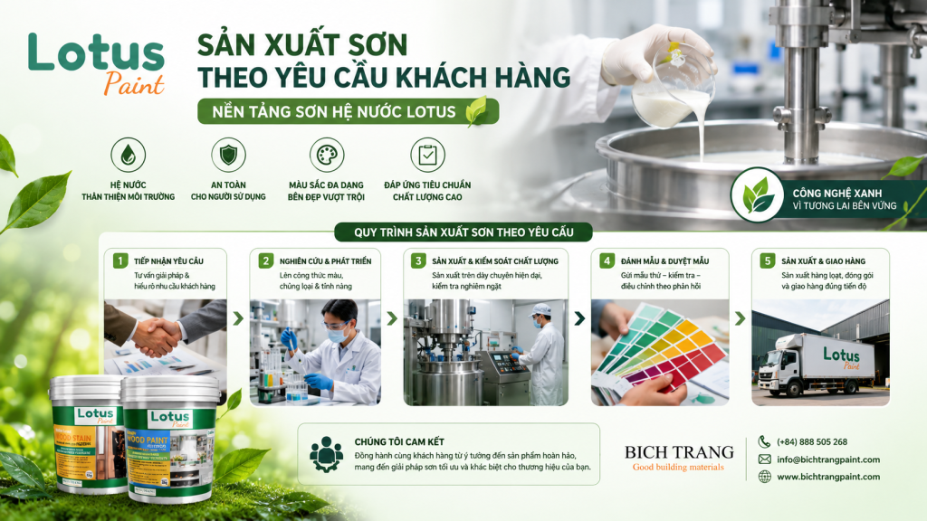SƠN THEO YÊU CẦU