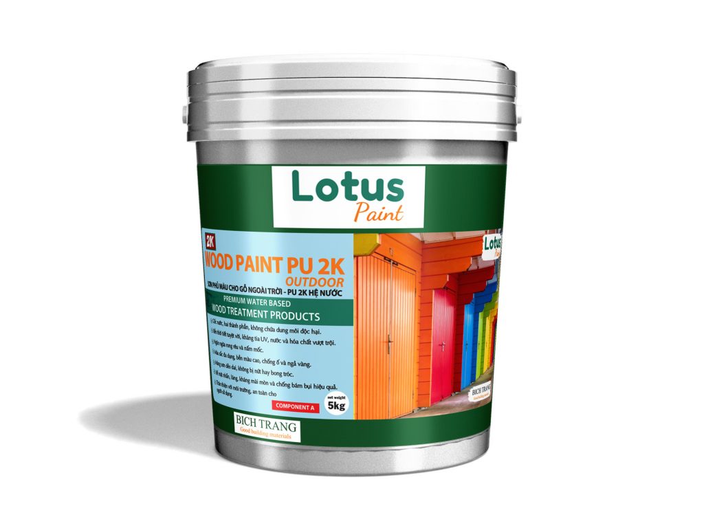 WOOD PAINT PU 2K – OUTDOOR (sơn 2 thành phần)